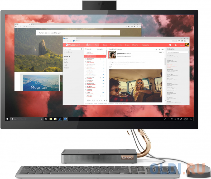 

Lenovo IdeaCentre AIO 5 27IMB05 27"(2560x1440)/Intel Core i5 10400T(2Ghz)/16384Mb/1000+256SSDGb/noDVD/Ext:nVidia GeForce GTX1650(4096Mb)/BT/WiFi/war 1y/grey/W10 + Клавиатура, мышь