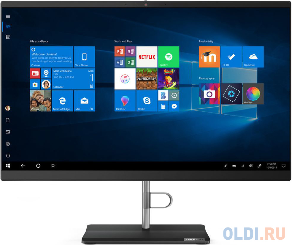 

Моноблок Lenovo V540-24IWL 23.8" Full HD i5 8265U (1.6)/8Gb/SSD256Gb/UHDG 620/DVDRW/CR/Windows 10 Professional 64/GbitEth/WiFi/BT/65W/клавиатура/мышь/Cam/черный 1920x1080