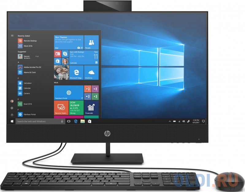 

Моноблок HP ProOne 440 G6 23.8" Full HD i7 10700T (2)/8Gb/SSD256Gb/630 2Gb/DVDRW/CR/Windows 10 Professional 64/WiFi/BT/120W/клавиатура/мышь/Cam/черный 1920x1080