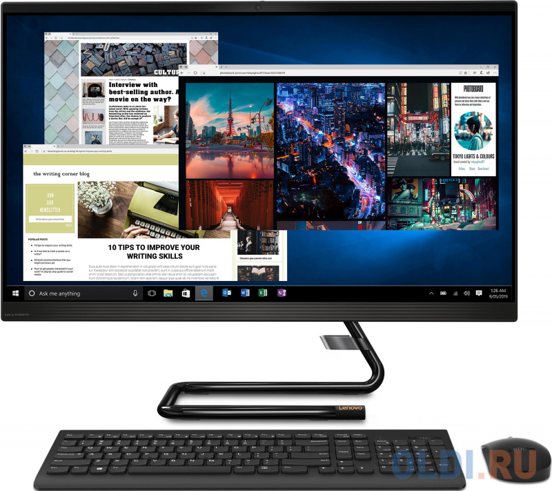 

— 27" Lenovo IdeaCentre AIO 3 27IMB05 F0EY009MRK, Черный