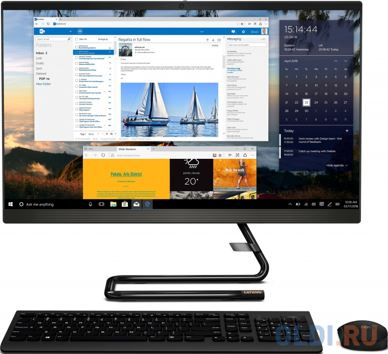 

Моноблок Lenovo IdeaCentre AIO 3 24ARE05, Черный