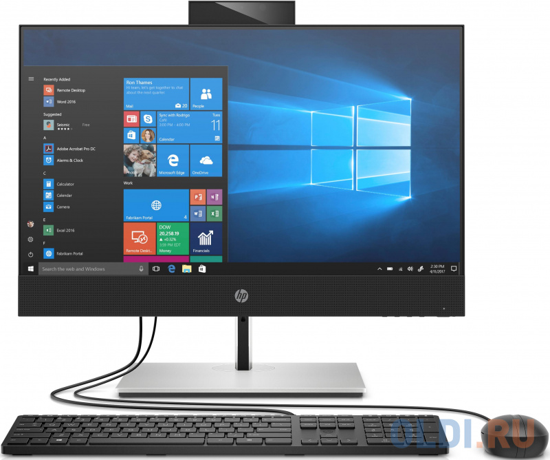 

HP ProOne 440 G6 All-in-One NT 23,8"(1920x1080)Core i5-10500T,8GB,1TB,DVD,kbd&mouse,Fixed Stand,Intel Wi-Fi6 AX201 nVpro BT5,HDMI Port,5MP Webcam,FreeDOS,1-1-1 Wty