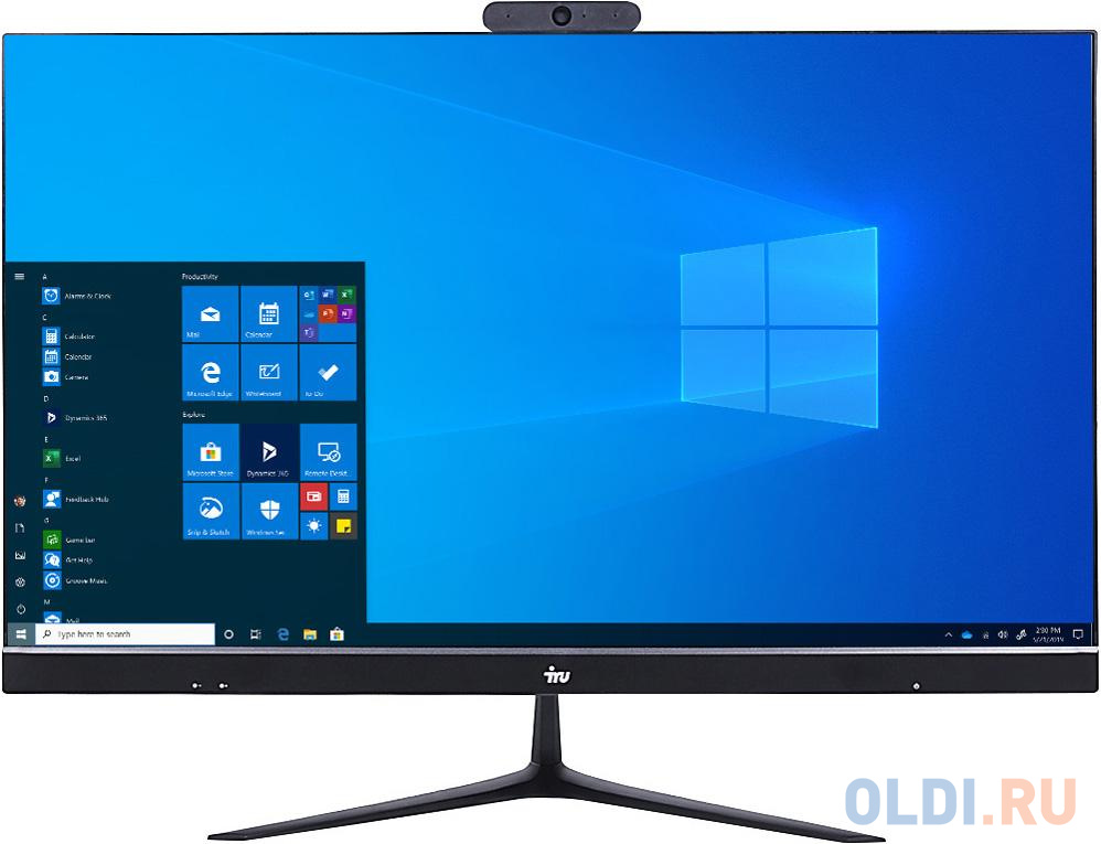 Моноблок iRu Office P2315, размер 540 x327 x70 мм, цвет черный Intel UHD Graphics 630 10400 - фото 1