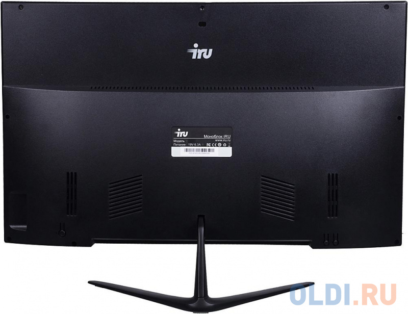 Моноблок IRU Office P2310H4 23.8" Full HD Cel G5905 (3.5) 4Gb SSD240Gb UHDG 610 Free DOS GbitEth WiFi BT 120W Cam черный 1920x1080 (RUS) фото