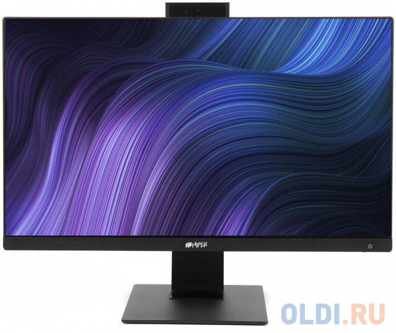 

Моноблок Hiper V6 23.8" Full HD PG G6405 (4.1) 4Gb SSD256Gb UHDG 610 CR Windows 10 Professional GbitEth WiFi BT 120W клавиатура мышь Cam черный 1