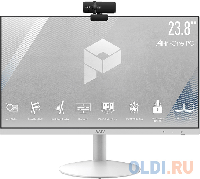 

Моноблок MSI Pro AP241 11M-671XRU 23.8" Full HD i5 11400 (2.6) 8Gb SSD512Gb UHDG 730 noOS GbitEth WiFi BT 120W белый 1920x1080