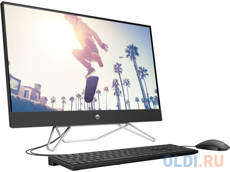 Моноблок/ HP 27-cb0024ur AiO   27"(1920x1080)/AMD Athlon 3050U(2.3Ghz)/4096Mb/256SSDGb/noDVD/Int:AMD Intergrated Graphics /Cam/WiFi/war 1y/Jack B фото