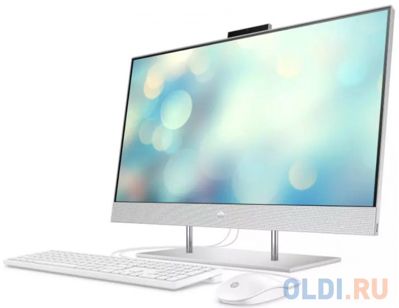 Моноблок/ HP 27-dp0059ur AiO   27"(1920x1080)/AMD Ryzen 5 4500U(2.3Ghz)/8192Mb/256PCISSDGb/noDVD/Int:AMD Intergrated Graphics /Cam/WiFi/war 1y/Се фото