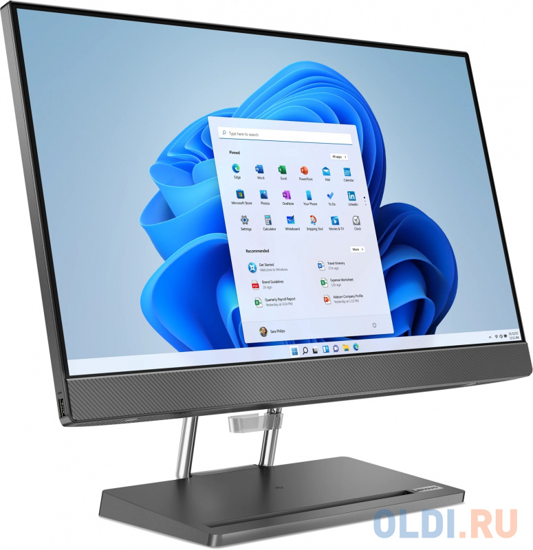 Lenovo IdeaCentre AIO 5 24IAH7 23.8" FHD (1920x1080) IPS 250N, i5-12500H, 8GB DDR5 4800, 512GB SSD M.2, Intel Iris Xe, WiFi, BT, NoDVD, IR&5. фото