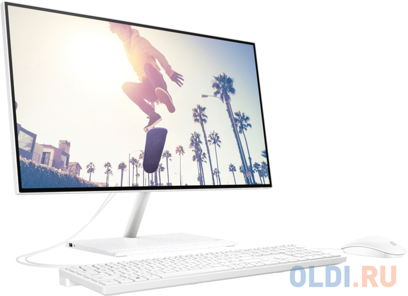 Моноблок HP 6M807EA/23.8" 1920x1080/Intel Core i5-1235U 1300 МГц/RAM 8Гб/SSD 512Гб/GeForce MX450 2Гб/ENG/RUS/DOS/белый/5.37 кг 6M807EA фото