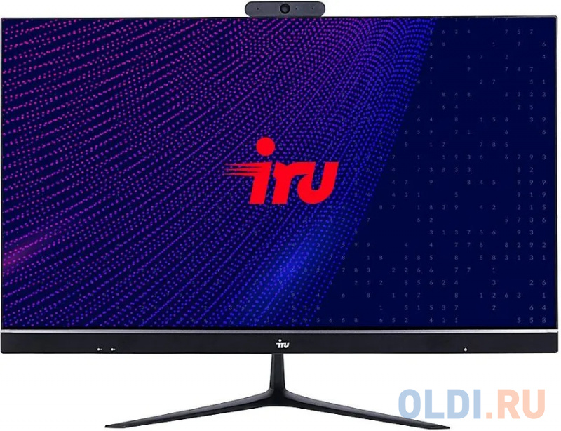 Моноблок IRU Office P2310H5 23.8" Full HD i5 11400 (2.6) 16Gb SSD240Gb UHDG 730 Free DOS GbitEth WiFi BT 120W Cam черный 1920x1080