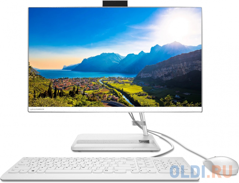 

Моноблок/ Lenovo IdeaCentre AIO 3 24ADA6 23.8"(1920x1080 IPS)/AMD Athlon Silver 3050U(2.3Ghz)/8192Mb/256SSDGb/noDVD/Int:AMD Radeon/Cam/BT/WiFi/