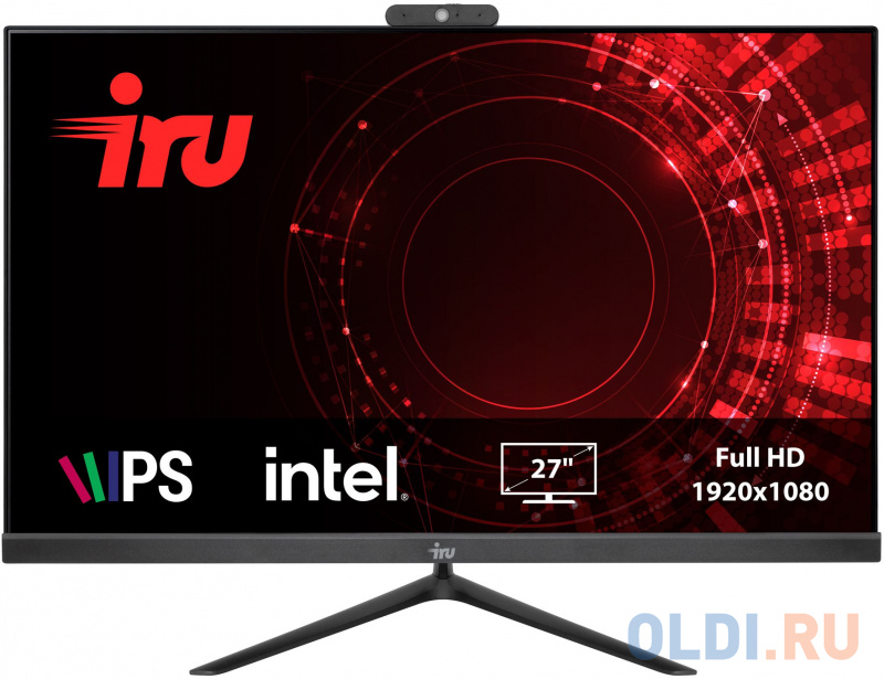 

Моноблок iRu Office 27IH5P 1865967, Черный