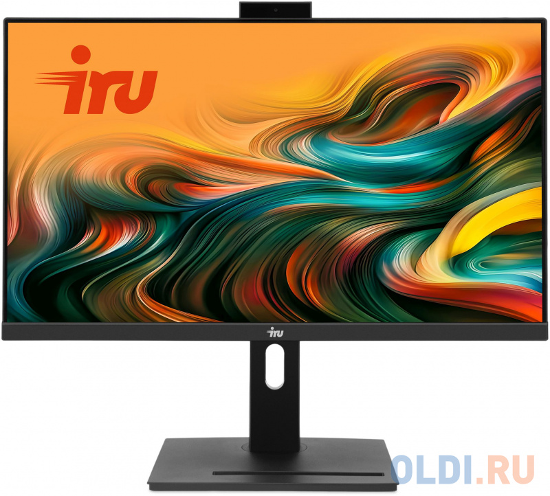 Моноблок IRU 23IM 23.8" Full HD i3 1215U (1.2) 8Gb SSD256Gb UHDG noOS GbitEth WiFi BT 120W Cam черный 1920x1080 1972059 - фото 1