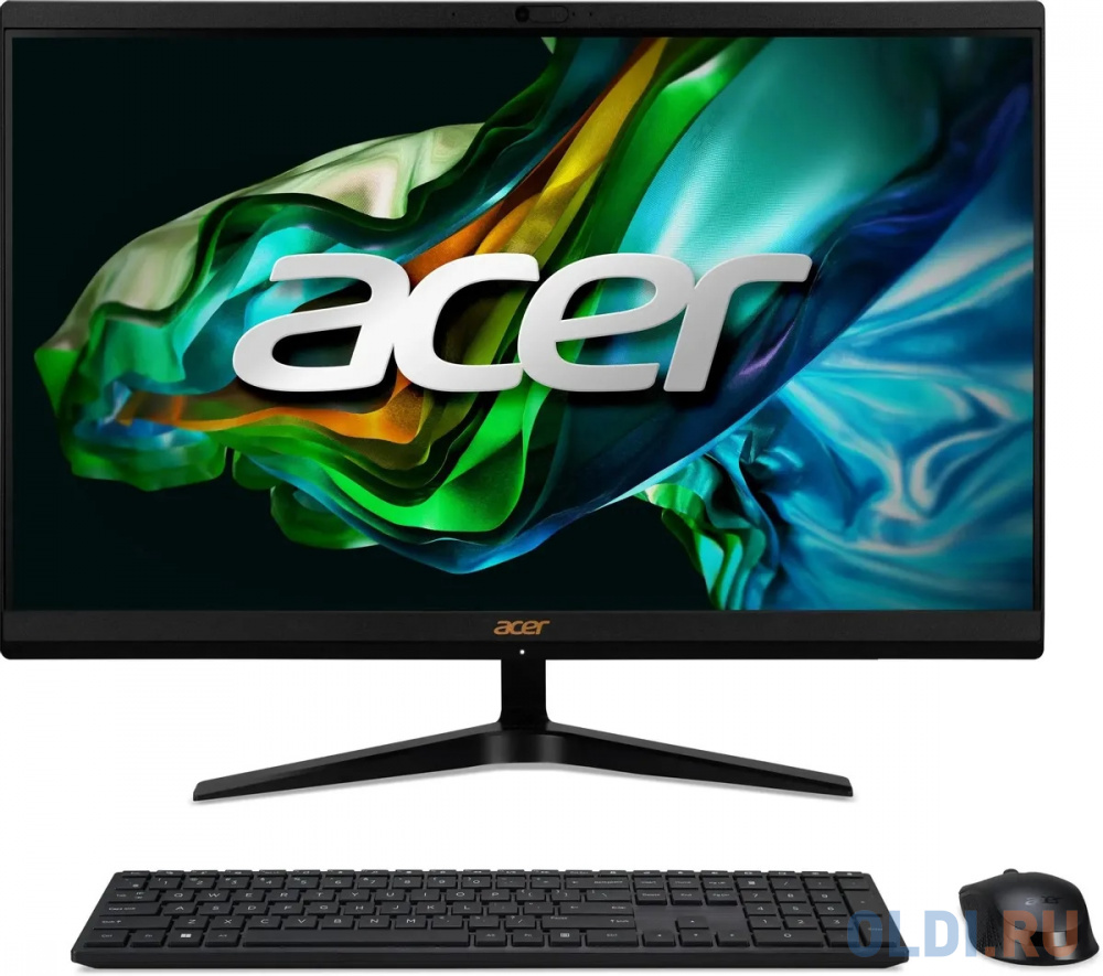 Моноблок Acer Aspire C24-1800 23.8&quot; Full HD i3 1305U (1.6) 8Gb SSD512Gb UHDG CR Eshell GbitEth WiFi BT 65W клавиатура мышь Cam черный 1920x1080