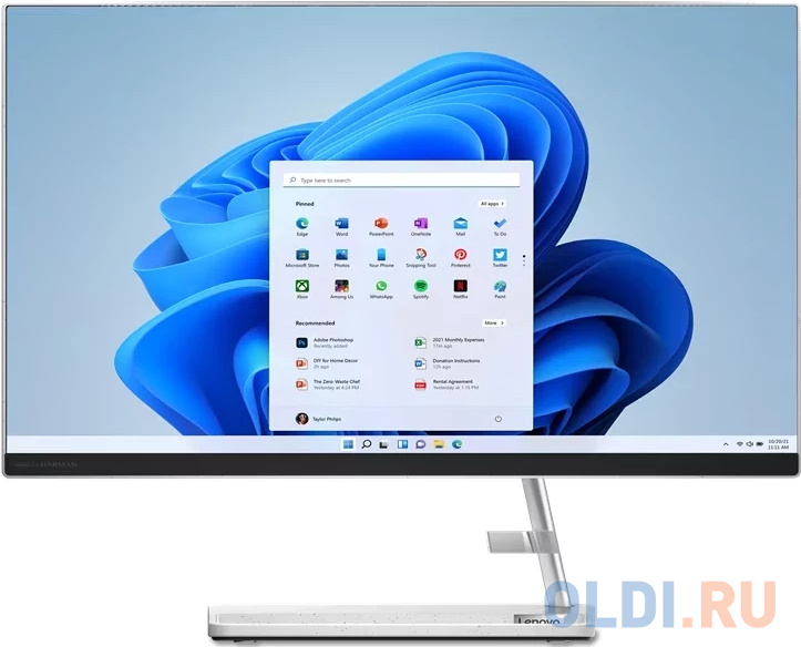 Моноблок/ Lenovo IdeaCentre AIO 3 24IAP7   23.8&quot;(1920x1080 IPS)/Intel Core i3 1215U(1.2Ghz)/8192Mb/512SSDGb/noDVD/Int:Intel UHD Graphics/Cam/BT/W