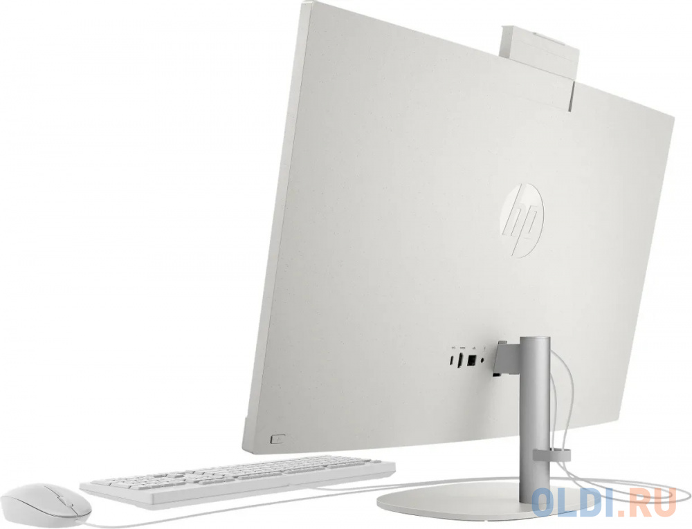 Моноблок HP 24-cr0009l 23.8&quot; Full HD i7 1355U (1.7) 16Gb SSD512Gb Iris Xe Free DOS GbitEth WiFi BT 90W клавиатура мышь Cam белый 1920x1080 Вид№4