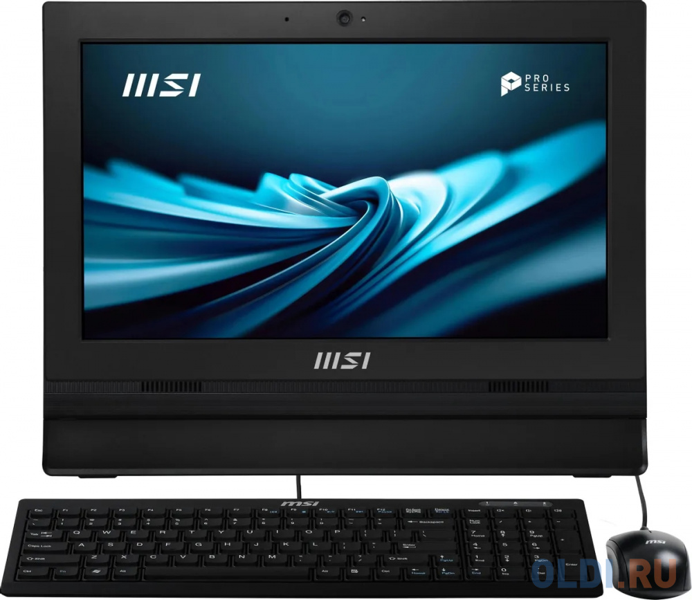 Моноблок MSI Pro AP162T ADL-013RU 15.6&quot; Full HD Touch N100 (0.8) 4Gb SSD128Gb UHDG CR Windows 11 Professional 2xGbitEth WiFi BT 65W клавиатура мы