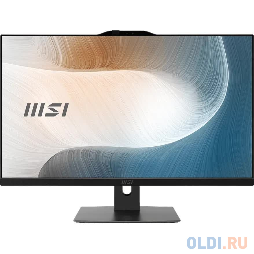 Моноблок MSI Modern AM272P 1M-679XRU 27" Full HD Core 7 150U (1.8) 16Gb SSD512Gb Graphics без ОС GbitEth WiFi BT 120W клавиатура мышь Cam черный