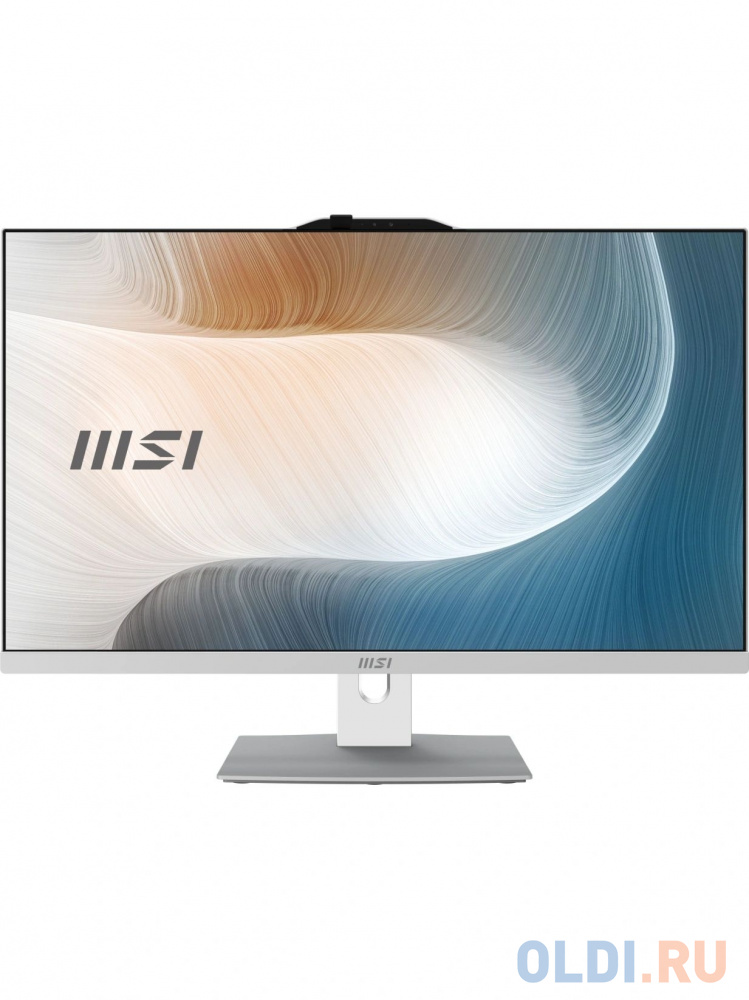 Моноблок MSI Modern AM272P 1M-677XRU 27" Full HD Core 3 100U (1.2) 8Gb SSD512Gb Graphics без ОС GbitEth WiFi BT 120W клавиатура мышь Cam белый 19