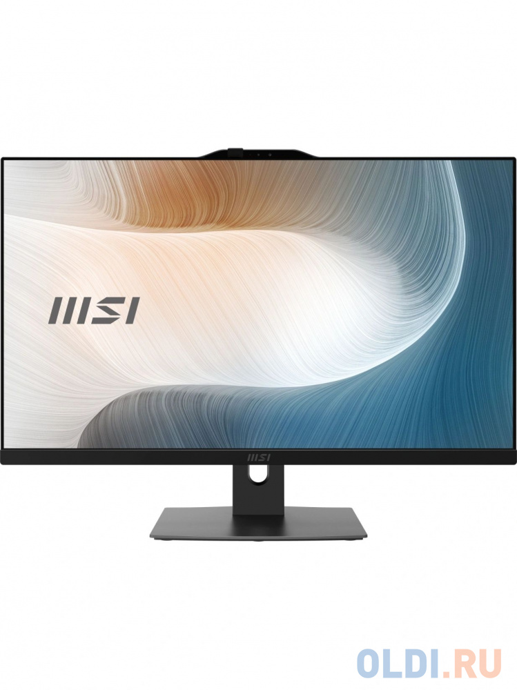 Моноблок MSI Modern AM272P 1M-683XRU 27" Full HD Core 3 100U (1.2) 8Gb SSD512Gb Graphics без ОС GbitEth WiFi BT 120W клавиатура мышь Cam черный 1