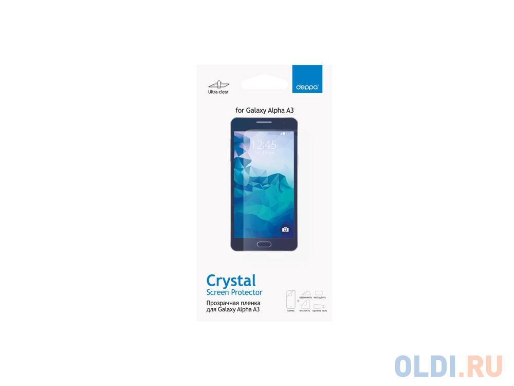 

Защитная пленка Deppa для Samsung Galaxy Alpha A3 прозрачная 61364