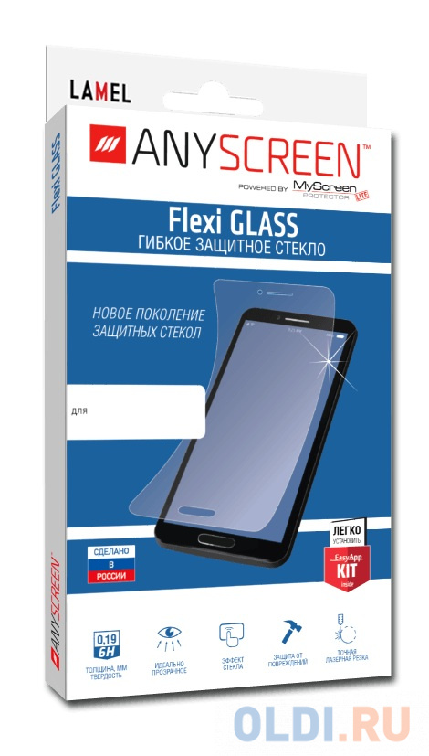 

Пленка защитная lamel гибкое стекло Flexi GLASS для Sony Xperia E5, ANYSCREEN