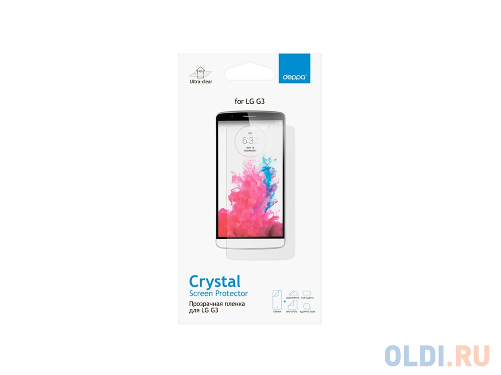 

Защитная пленка Deppa для LG G3S прозрачная 61356
