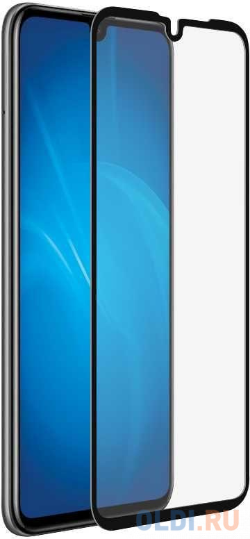

Закаленное стекло с цветной рамкой (fullscreen) для Huawei P30 DF hwColor-96 (black)
