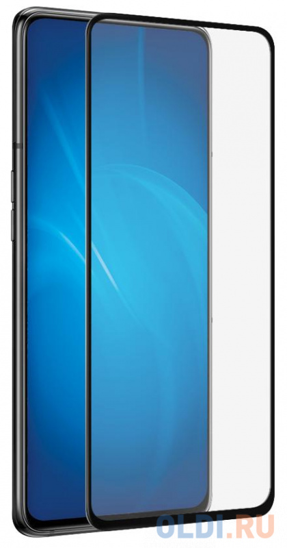 

Закаленное стекло 3D с цветной рамкой (fullscreen+fullglue) для Samsung Galaxy A80 DF sColor-79 (black)