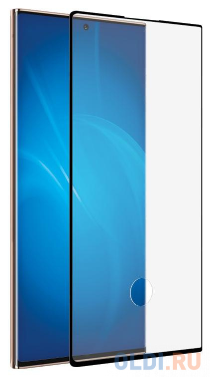 

Закаленное стекло с цветной рамкой (fullscreen+fullglue) для Samsung Galaxy Note 20 DF sColor-106 (black)