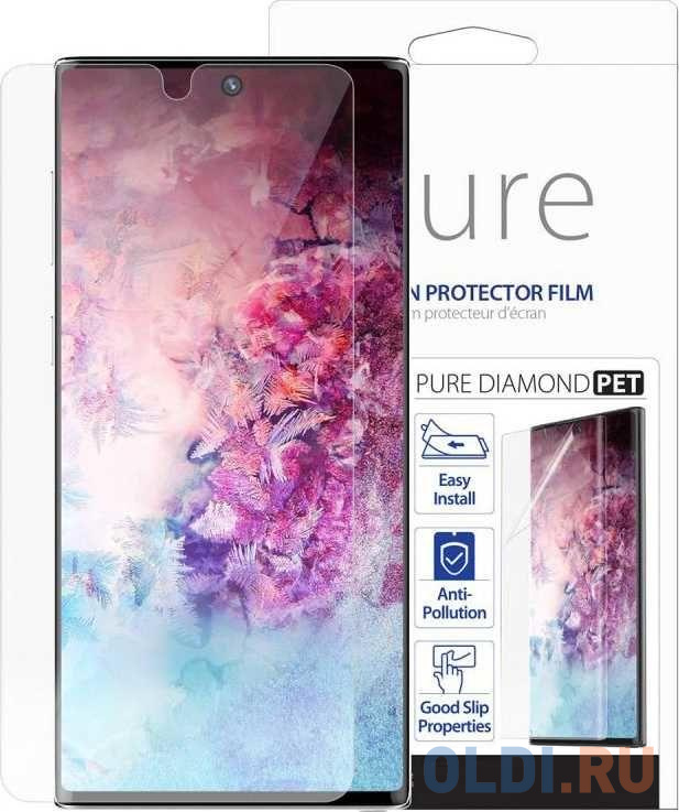 

Защитная пленка для экрана Samsung araree Pure Diamond для Samsung Galaxy Note 20 прозрачная 1шт. (GP-TFN981KDATR
