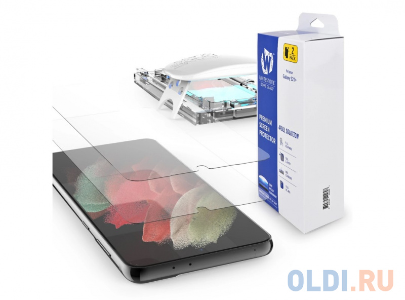

Защитное стекло для экрана Samsung DomeGlass B2C для Samsung Galaxy S21+ прозрачная антиблик. 2шт. (F-S21PLUS-B2C)