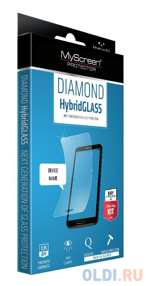 Защитное стекло Lamel DIAMOND HybridGLASS EA Kit для HTC U Play М3065Н6