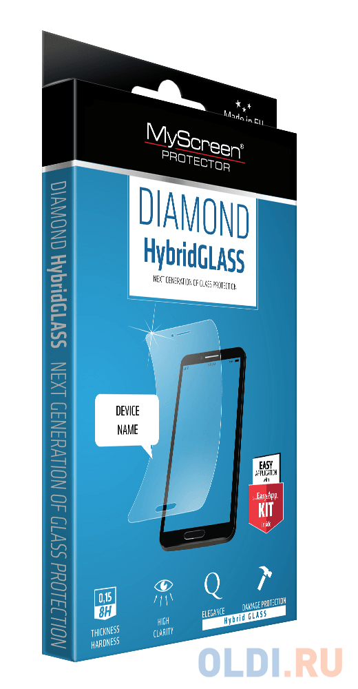

Пленка защитная Lamel гибридное стекло DIAMOND HybridGLASS EA Kit Xiaomi Mi 4s