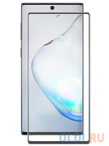 

MEDIAGADGET PMG3DSGN10PBH Защитное стекло 3D FULL COVER GLASS для Samsung Galaxy Note 10+ (черн,прем,плнкл.,с отв)