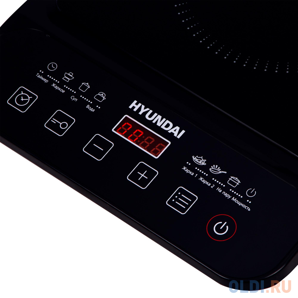 Индукционная электроплитка Hyundai HYC-0106 чёрный фото