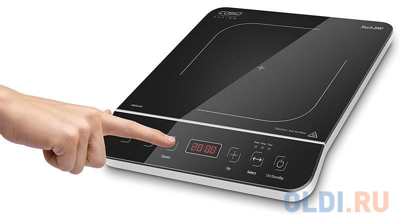 Электроплитка CASO Touch 2000 чёрный фото