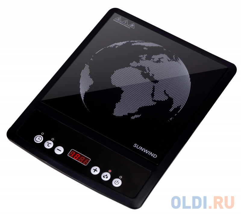 Индукционная электроплитка SunWind SCI-0501 чёрный фото