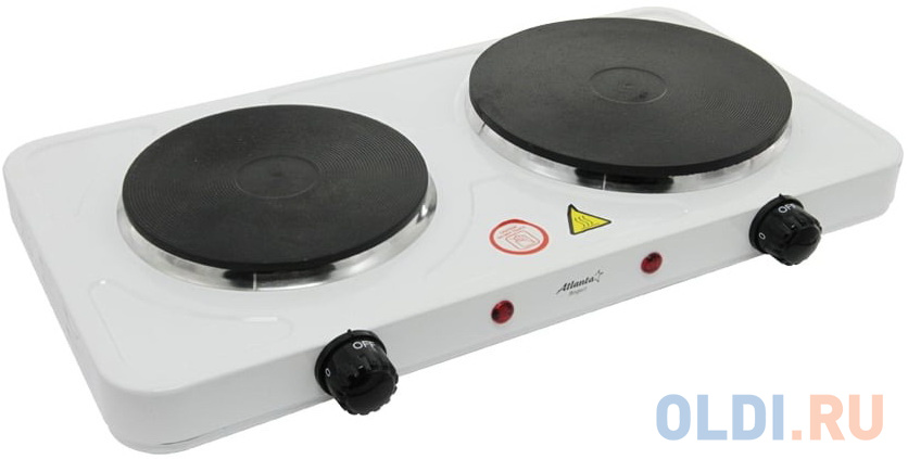 

Atlanta Электроплитка двухконфорочная ATH-1740 white