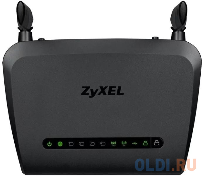 Беспроводной маршрутизатор Zyxel NBG6515 802.11abgnac 733Mbps 2.4 ГГц 5 ГГц 4xLAN LAN USB черный NBG6515-EU0101F - фото 4