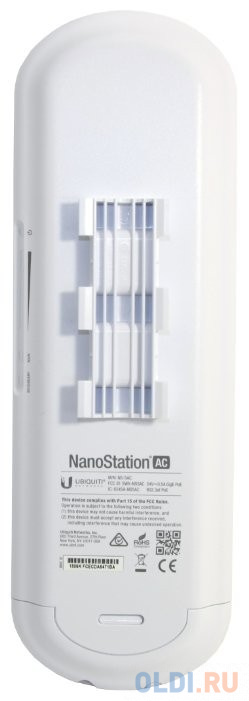 Точка доступа Ubiquiti NanoStation 5AC 802.11abgnac 450Mbps 5 ГГц 2xLAN белый NS-5AC-EU - фото 5