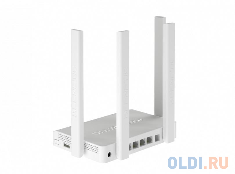 Двухдиапазонный интернет-центр Keenetic Duo (KN-2110) для подключения по VDSL/ADSL с Wi-Fi AC1200, усилителями приема/передачи, управляемым коммутатор от OLDI
