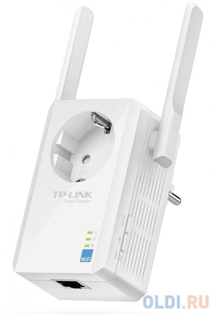 Усилитель сигнала TP-LINK TL-WA860RE Усилитель беспроводного сигнала со встроенной розеткой, скорость до 300 Мбит/с - фото 2