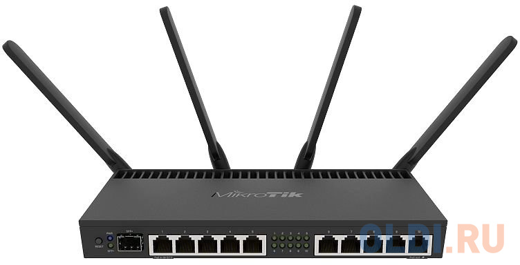 Маршрутизатор MikroTik  RB4011iGS+5HacQ2HnD-IN RouterBOARD 4011iGS+5HacQ2HnD with Annapurna Alpine AL21400 Cortex A15 CPU (4-cores, 1.4GHz per core), фото