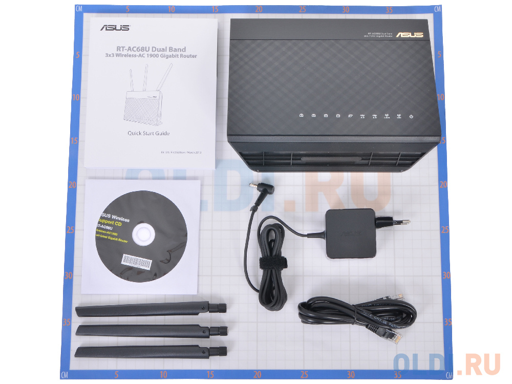 Маршрутизатор ASUS RT-AC68U Двухдиапазонный маршрутизатор AC1900,  Gigabit LANx4,  USB 2.0 x 1, USB 3.0 x 1  3G/4G/Printer server - фото 5