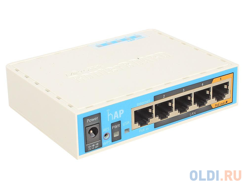 Wi-Fi роутер MikroTik hAP RB951Ui-2nD маршрутизатор mikrotik routerboard rb2011il in