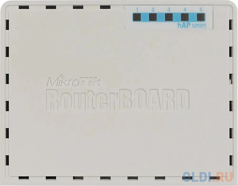 Маршрутизатор MikroTik RB952Ui-5ac2nD hAP ac lite  with 650MHz CPU, 64MB RAM, 5xLAN, built-in 2.4Ghz 802.11b/g/n two chain wireless with integrated an фото