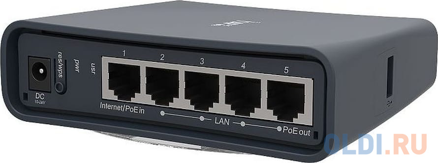 Маршрутизатор MikroTik RB952Ui-5ac2nD-TC hAP ac lite  tower with 650MHz CPU, 64MB RAM, 5xLAN, built-in 2.4Ghz 802.11b/g/n two chain wireless with inte фото
