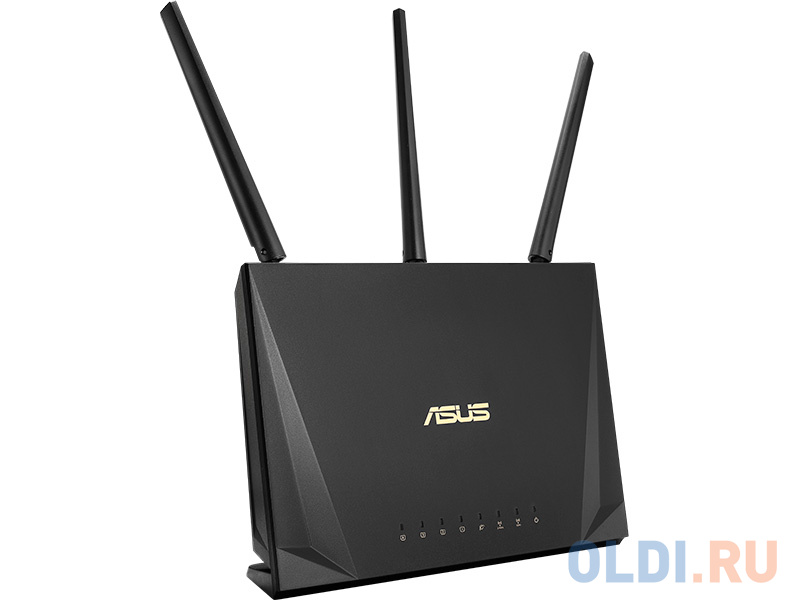 Маршрутизатор ASUS RT-AC65P Двухдиапазонный маршрутизатор AC1750,  Gigabit LAN, USB 3.0 x 1, 3G/4G/Printer server - фото 1